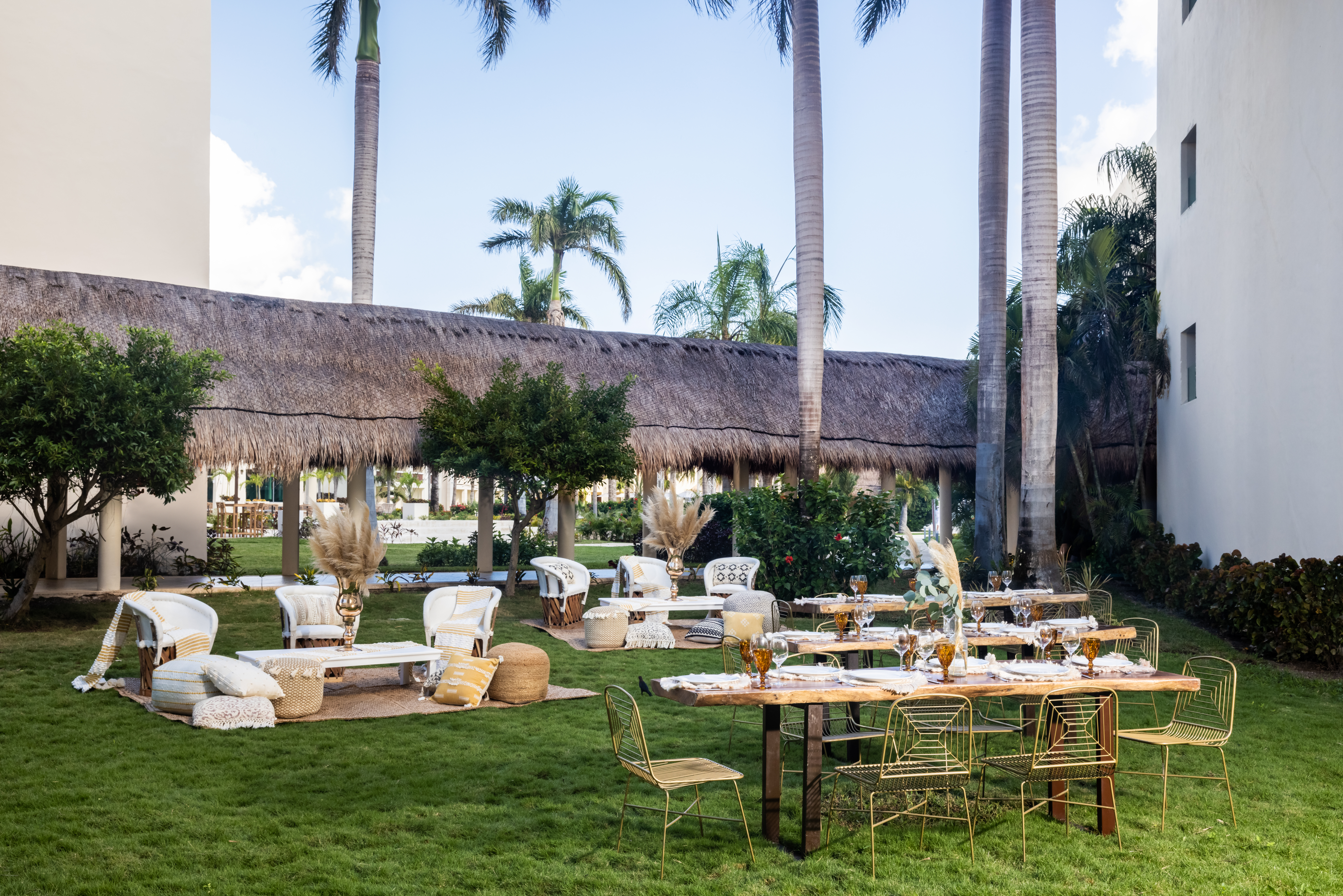 Hyatt-Ziva-Riviera-Cancun-MICE-Avocado-Garden-Weddings-Reception-Setup